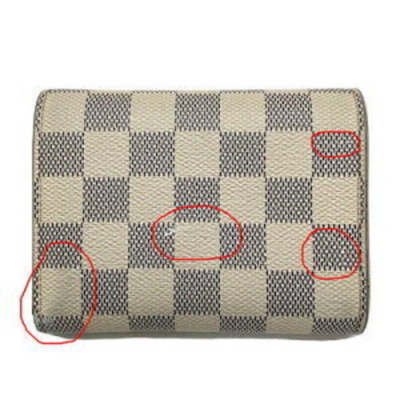 Louis Vuitton Victorine Damier Azur Portefeuille White - Picture 1 of 7